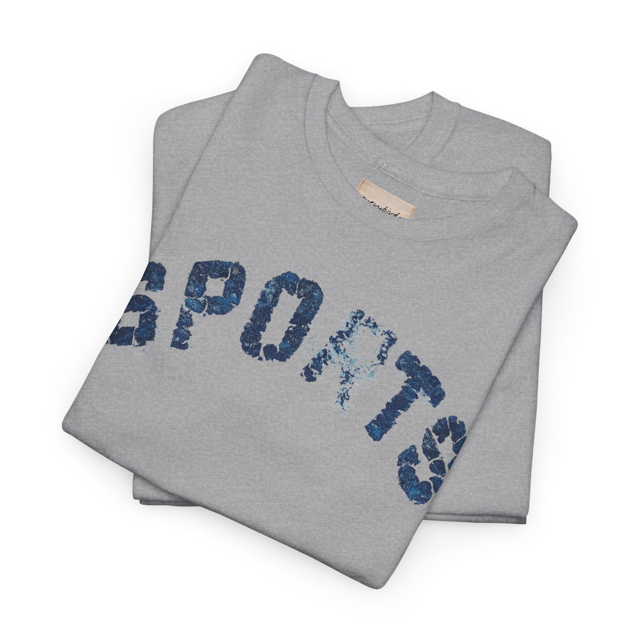 the "sports" tee