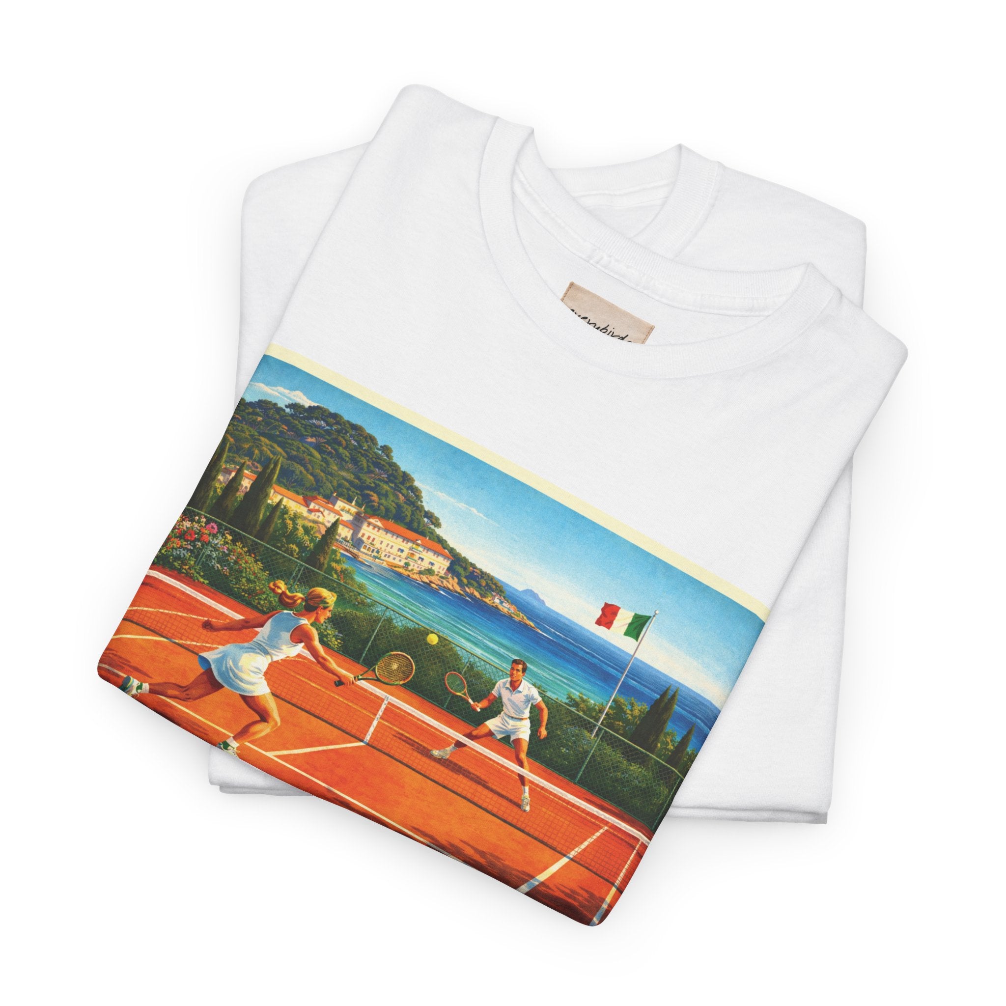 the "tennis in italie" tee