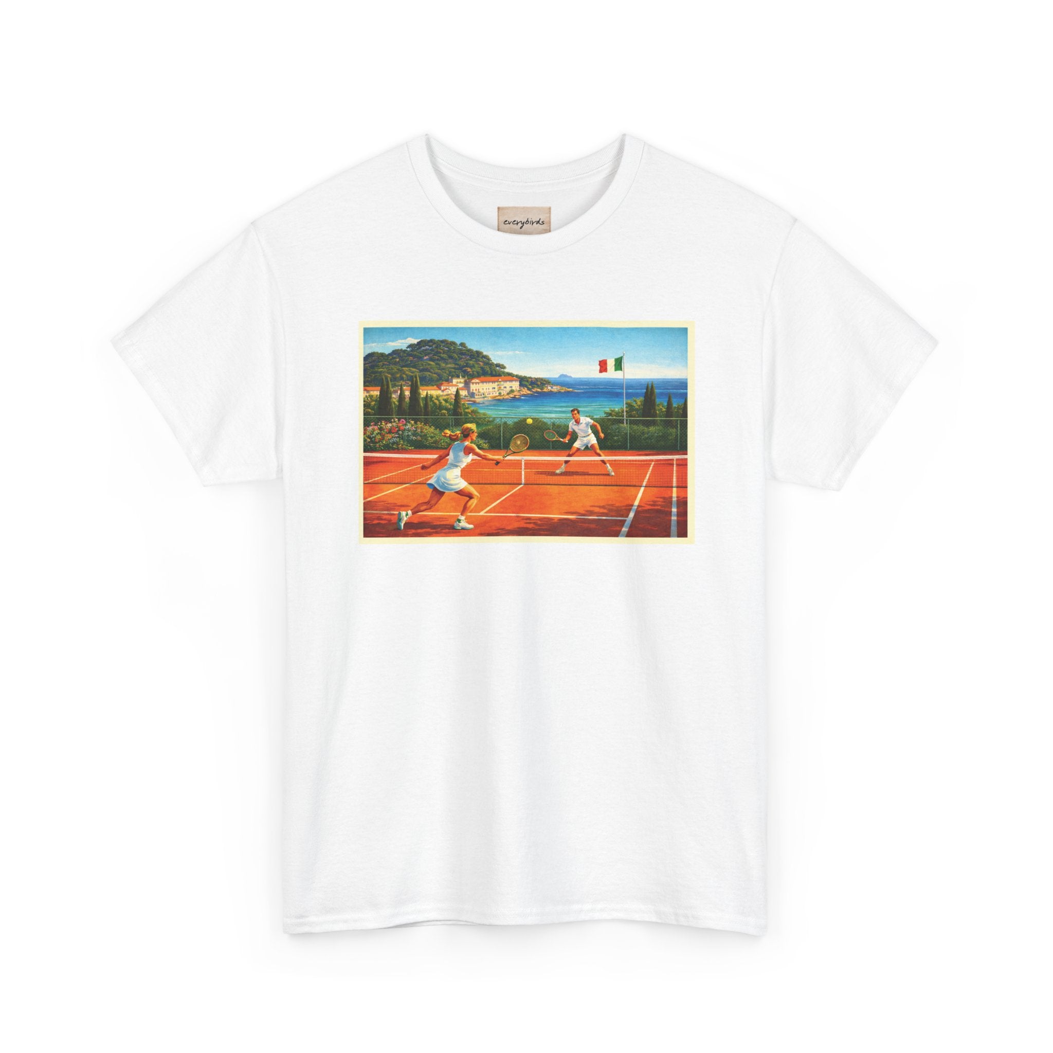 the "tennis in italie" tee