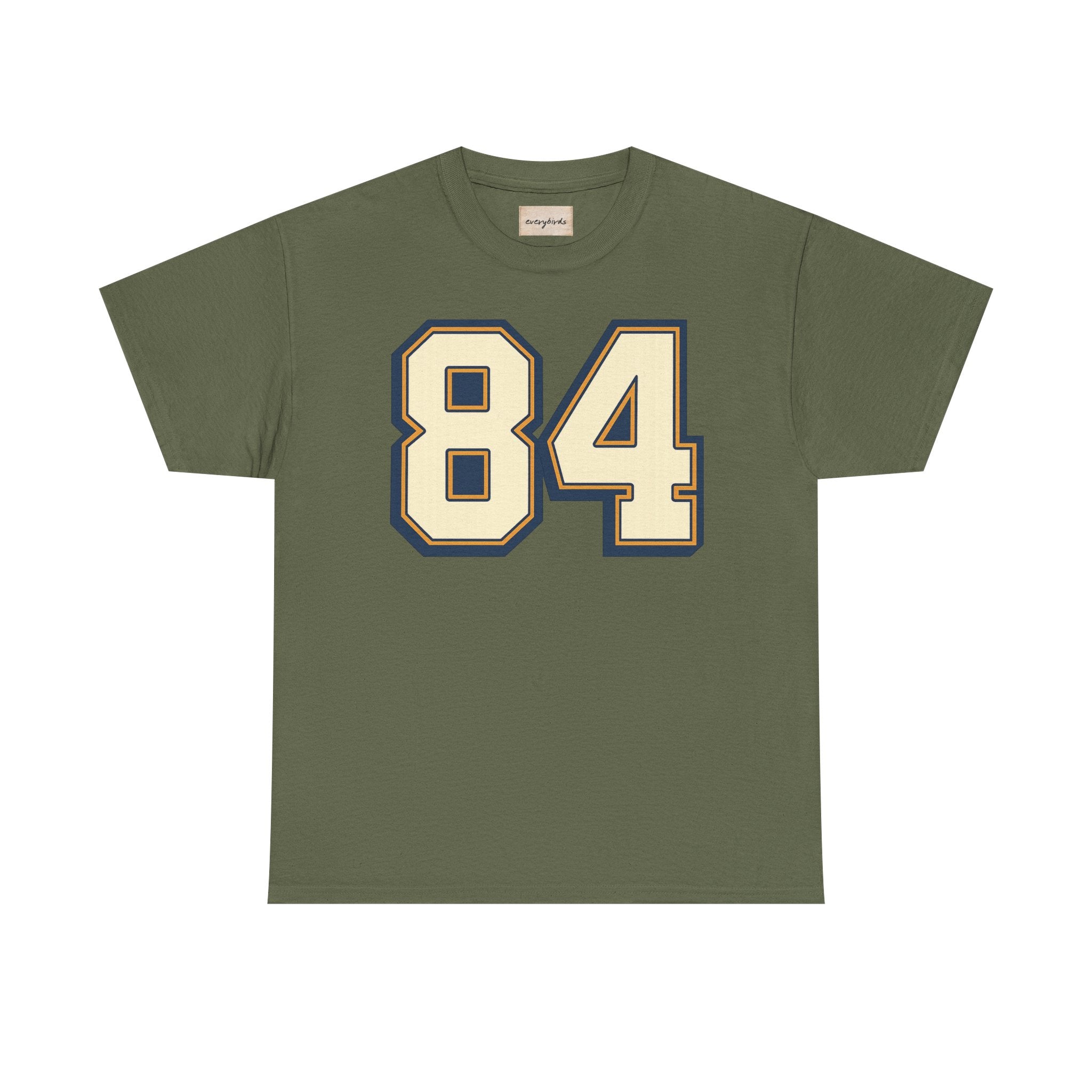 the "number 84" tee