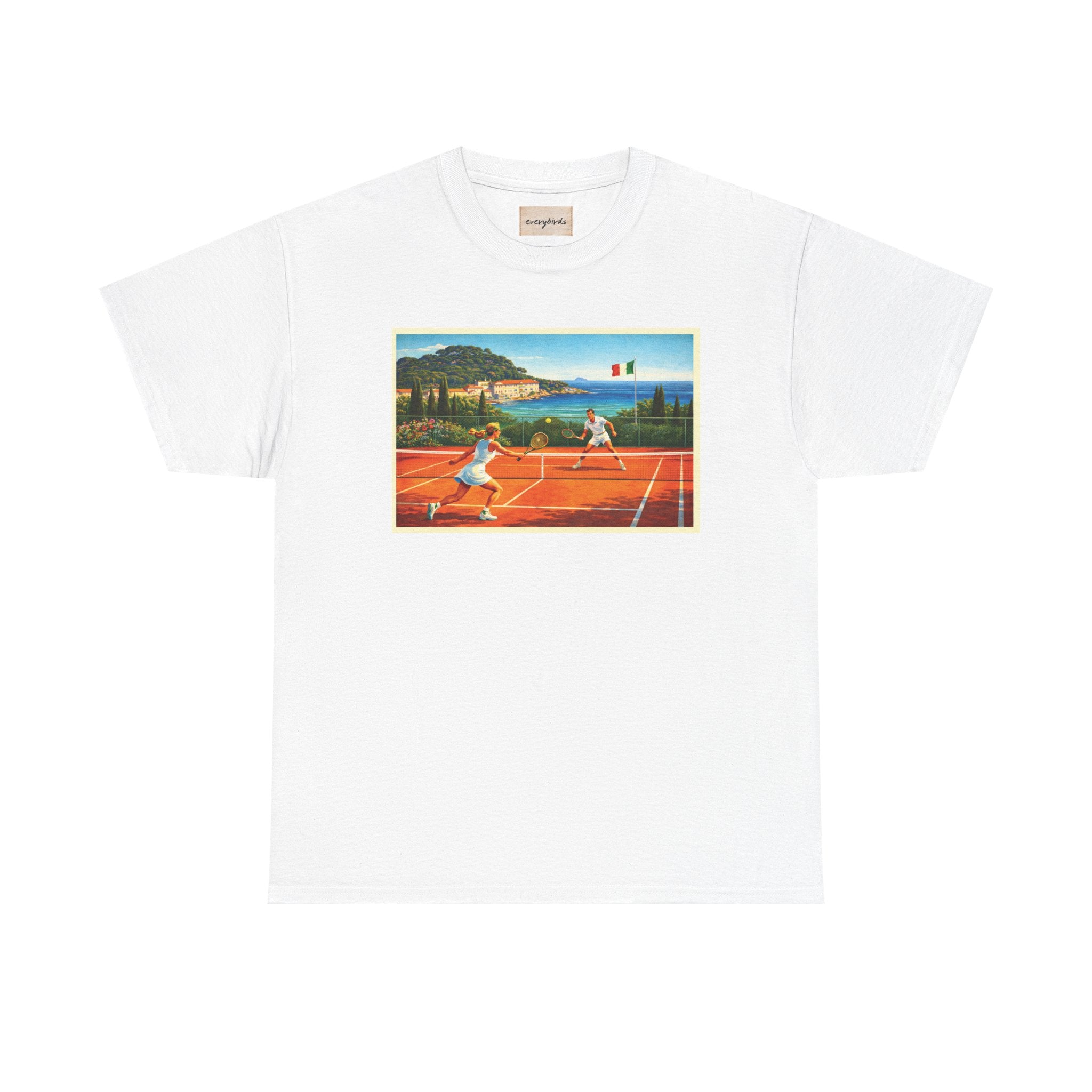 the "tennis in italie" tee
