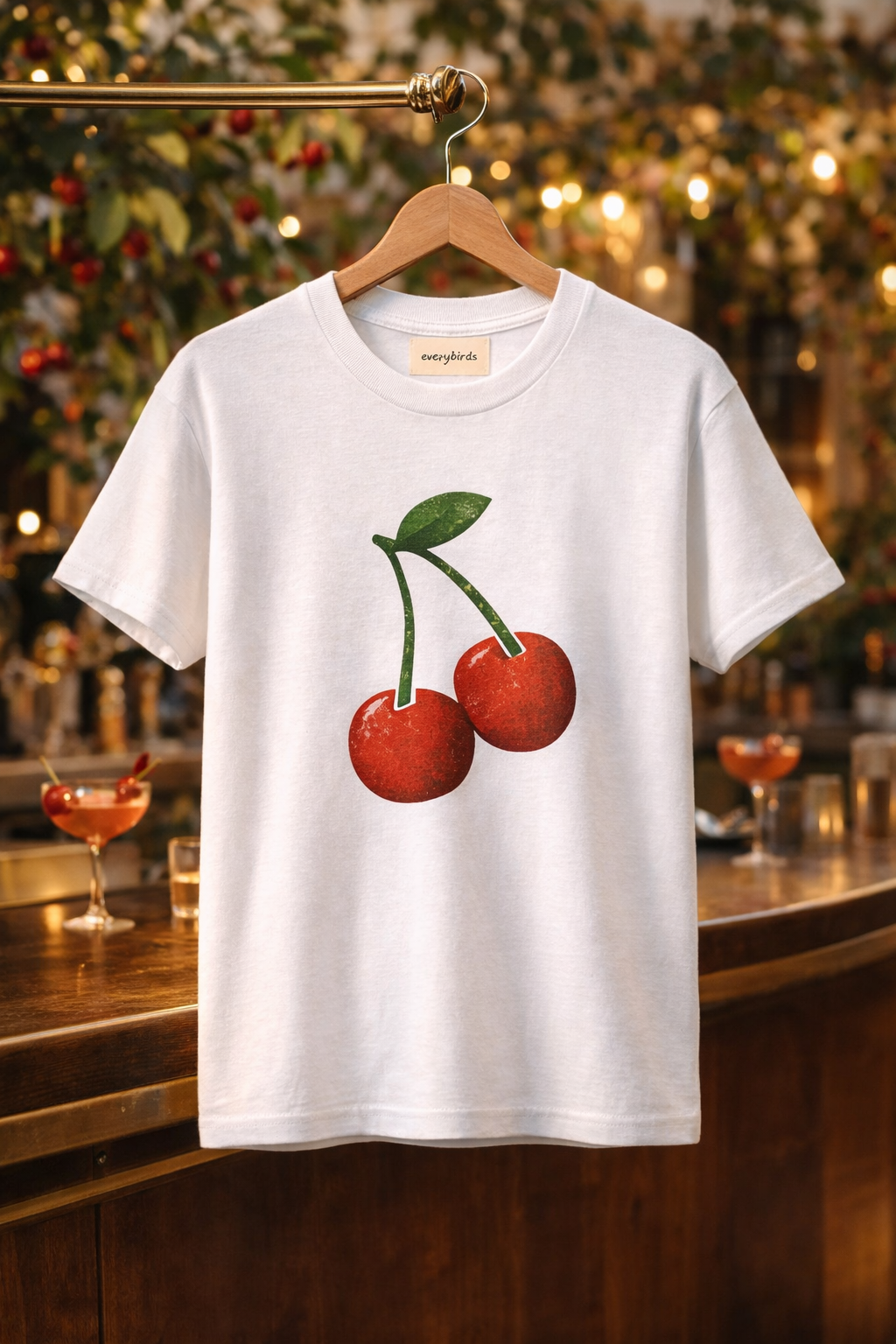 the "cherry" tee