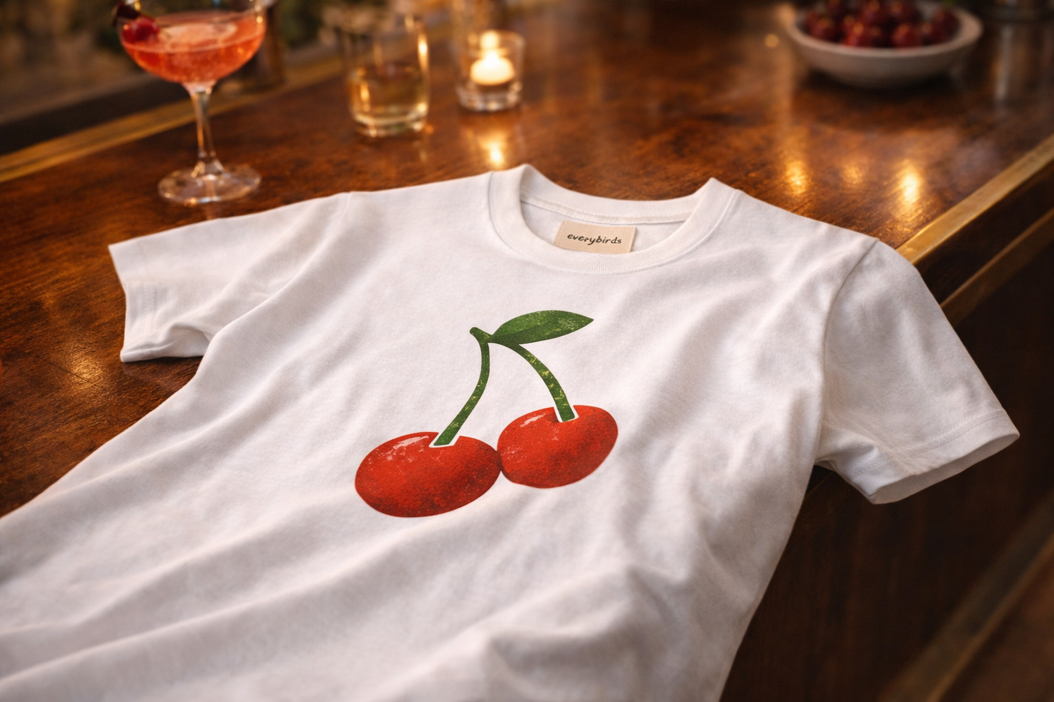 the "cherry" tee
