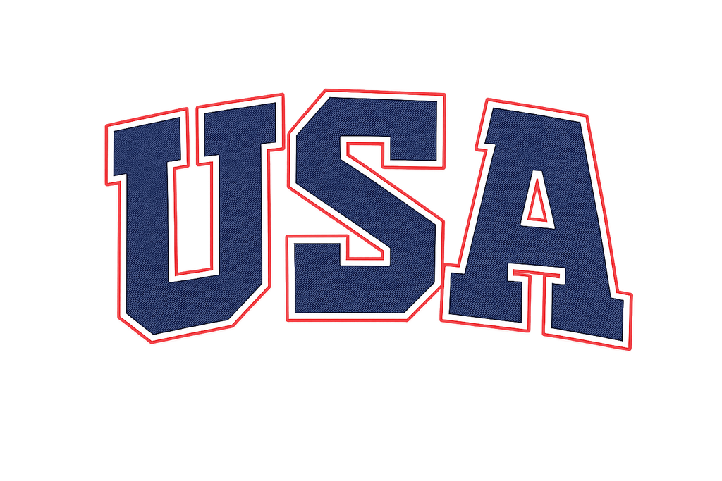 the "USA" tee