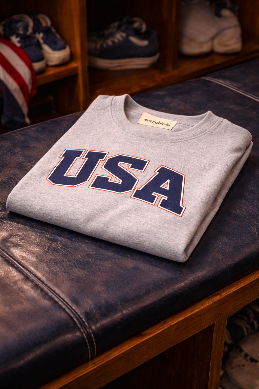 the "USA" tee