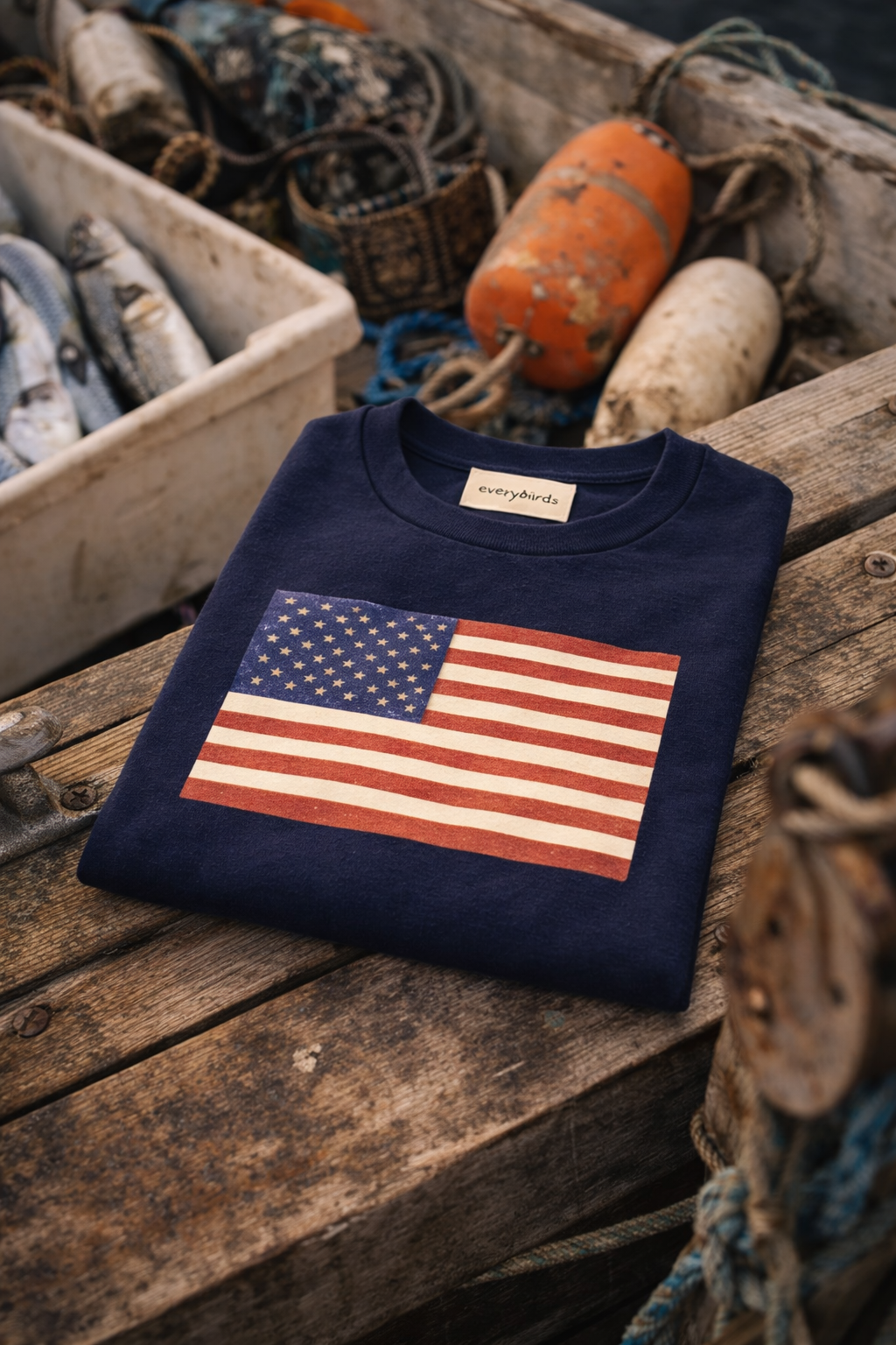 the "usa flag" tee