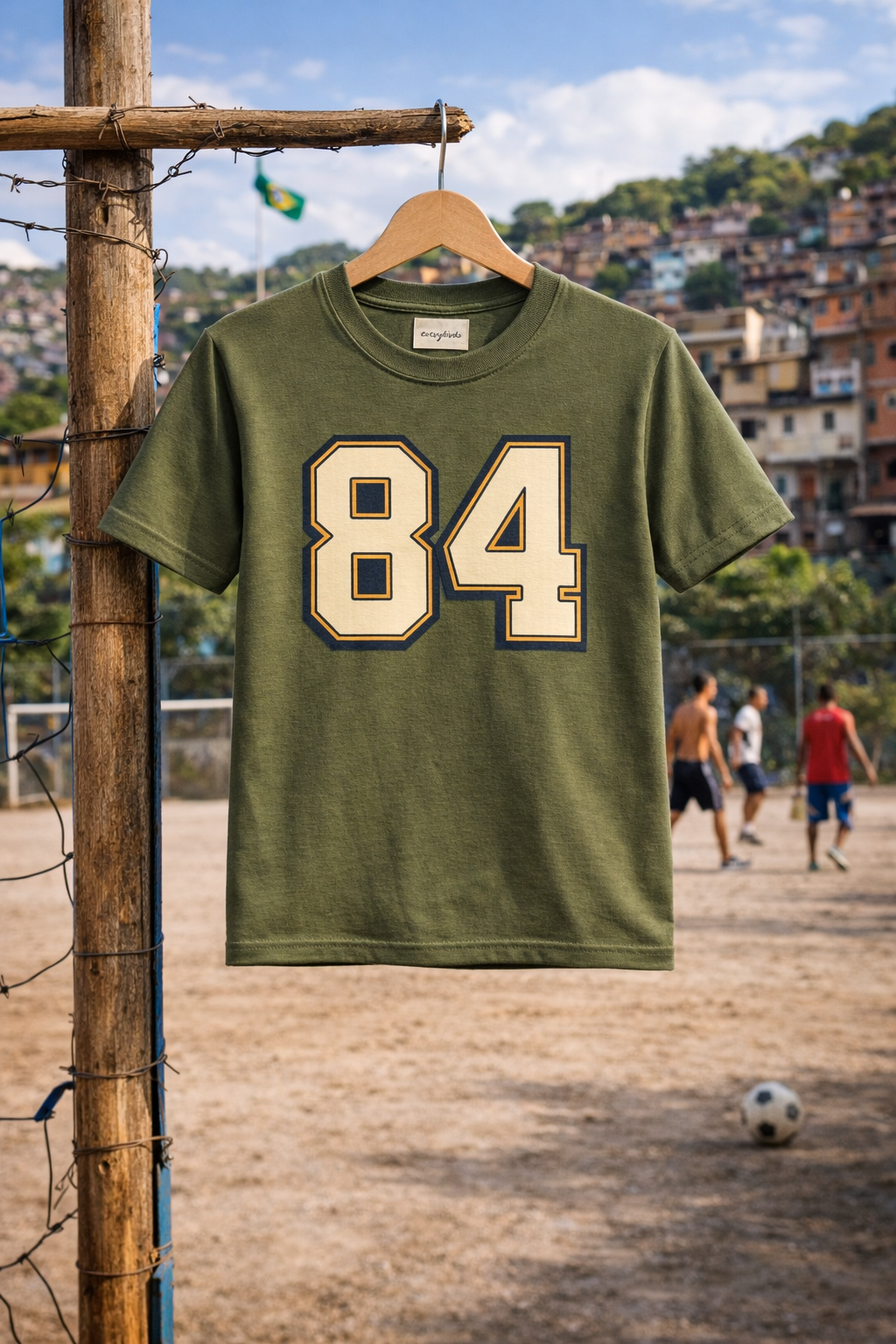 the "number 84" tee