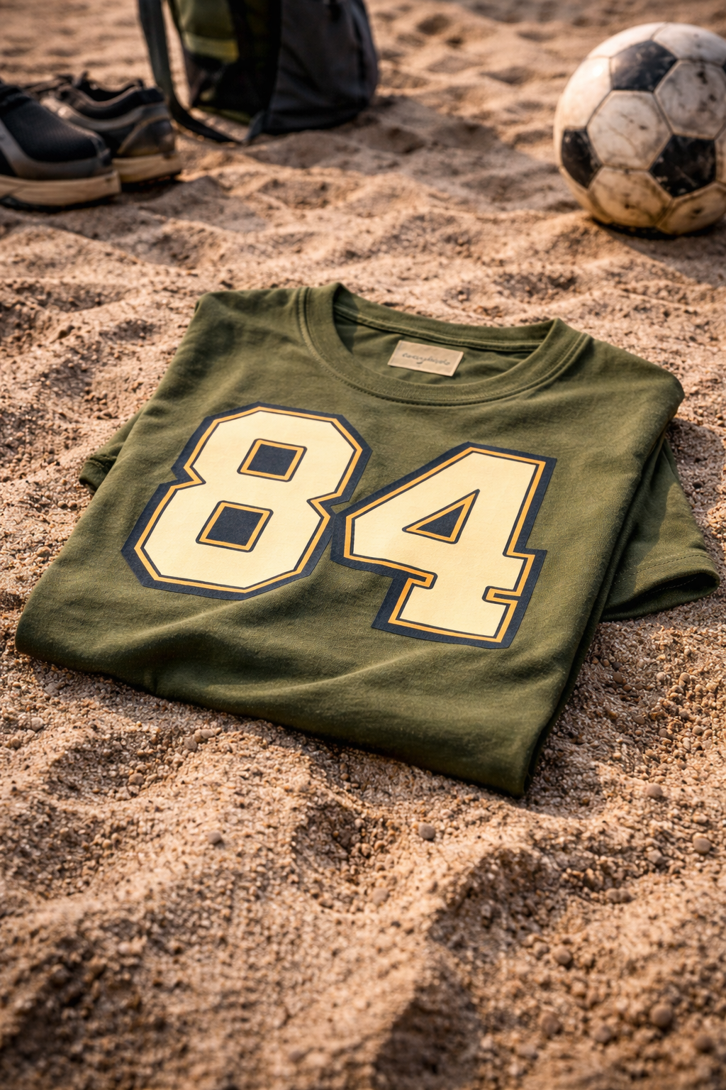 the "number 84" tee