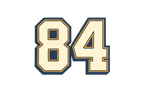 the "number 84" tee
